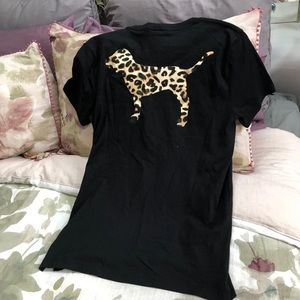 Victoria secret pink leopard top